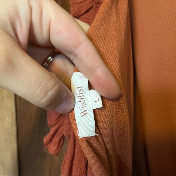 Boutique Burnt Orange Romper! - Picture 4 of 4